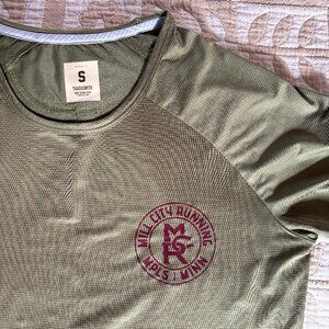 Tracksmith Twilight Tee + Mill City Running logo